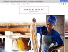 Tablet Screenshot of coralstephens.com